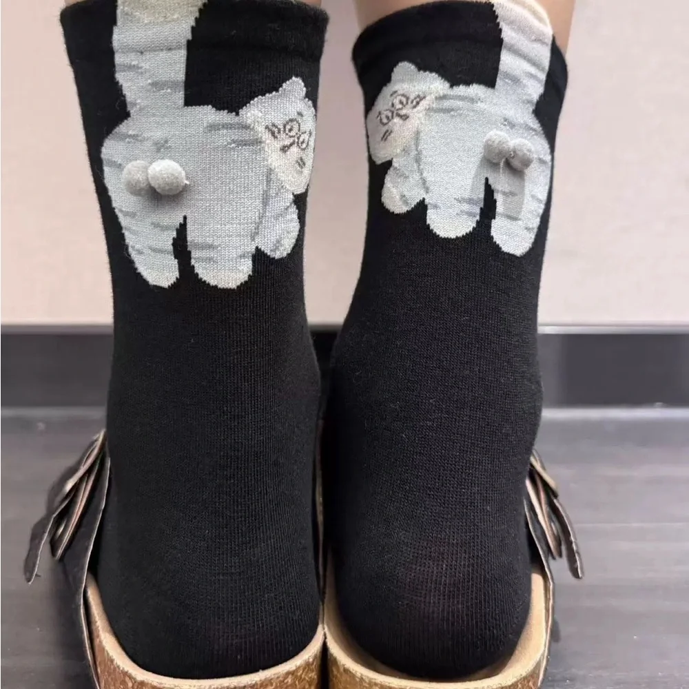 NWT Cat Balls Cotton Socks set of 3